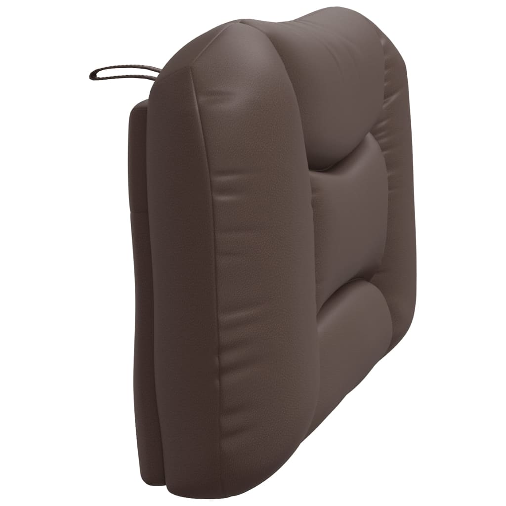 vidaXL Poduszka na wezgłowie, Hvar, brązowa, 100 cm, sztuczna skóra
