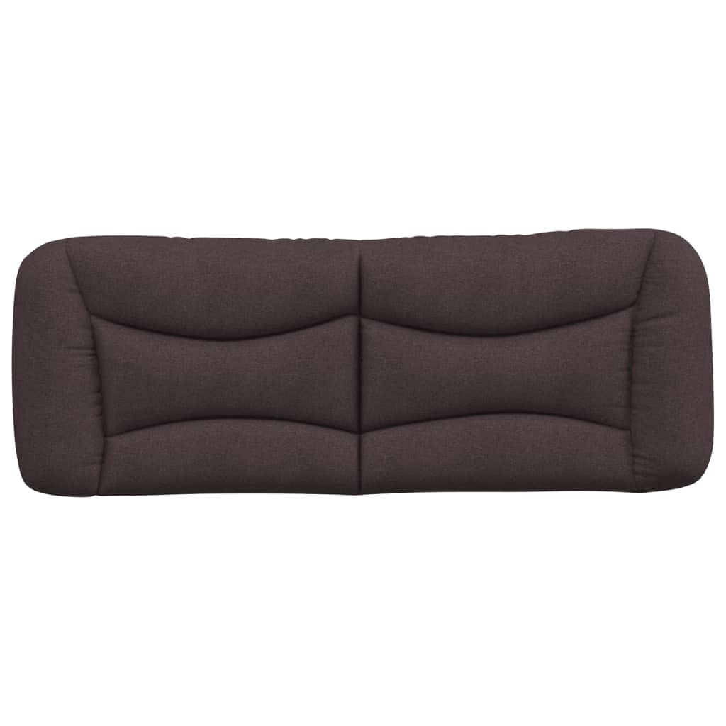 vidaXL Poduszka na wezgłowie, Hvar, ciemnobrązowa, 120 cm, tkanina