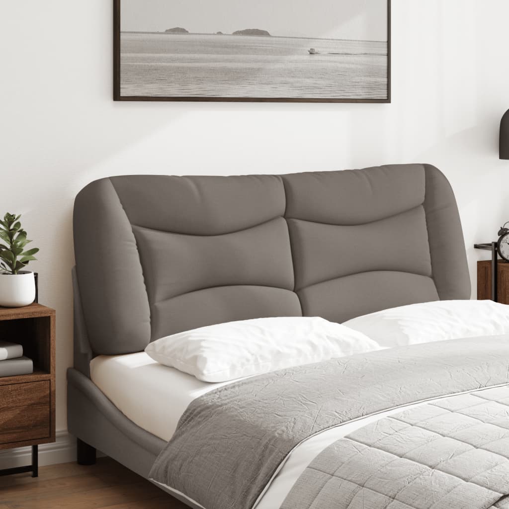 vidaXL Poduszka na wezgłowie, Hvar, kolor taupe, 120 cm, tkanina