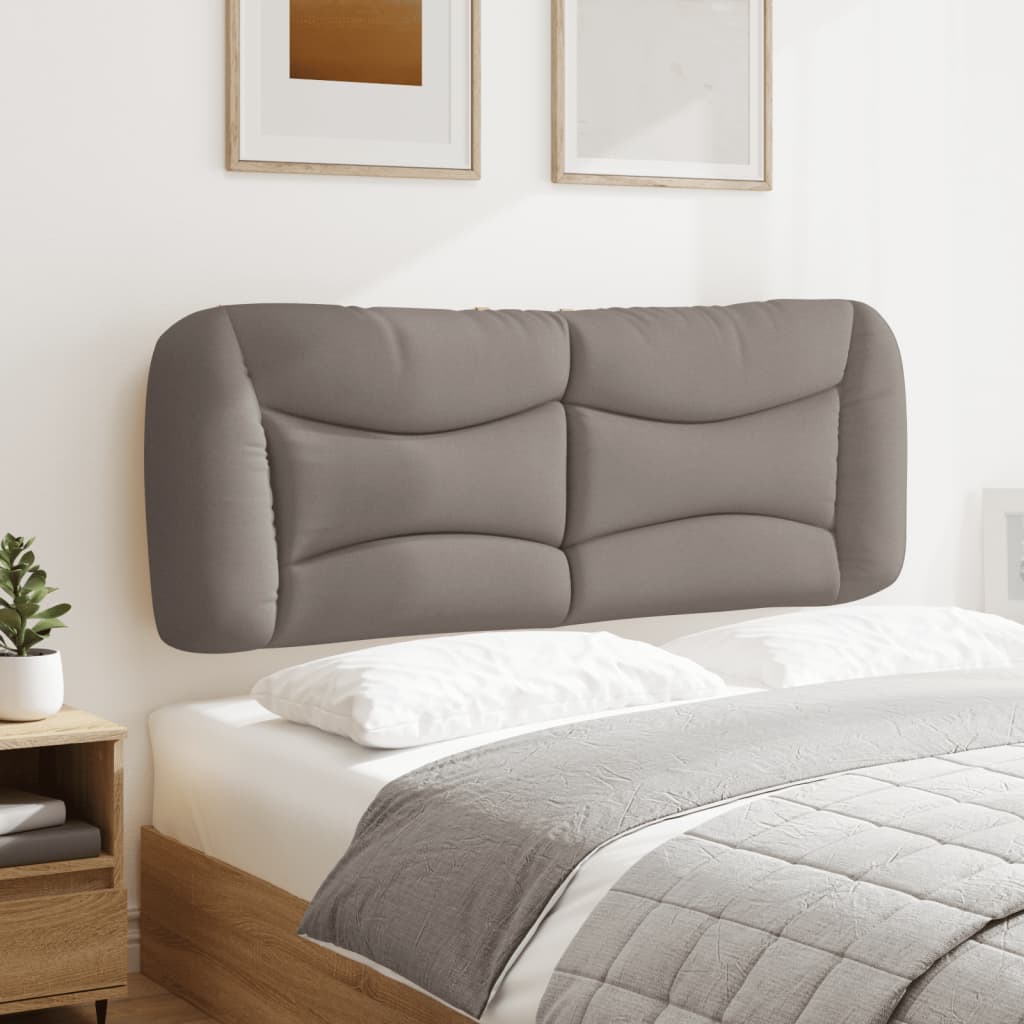 vidaXL Poduszka na wezgłowie, Hvar, kolor taupe, 120 cm, tkanina
