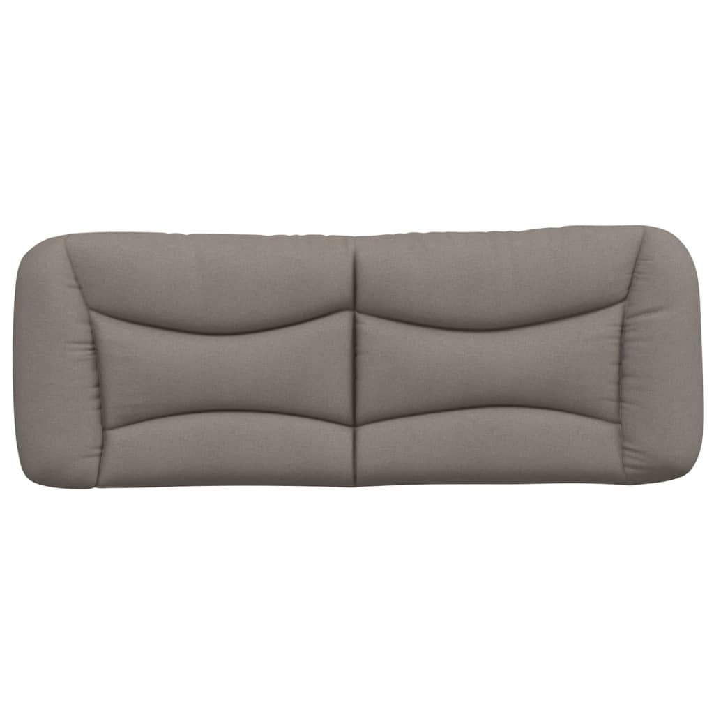 vidaXL Poduszka na wezgłowie, Hvar, kolor taupe, 120 cm, tkanina