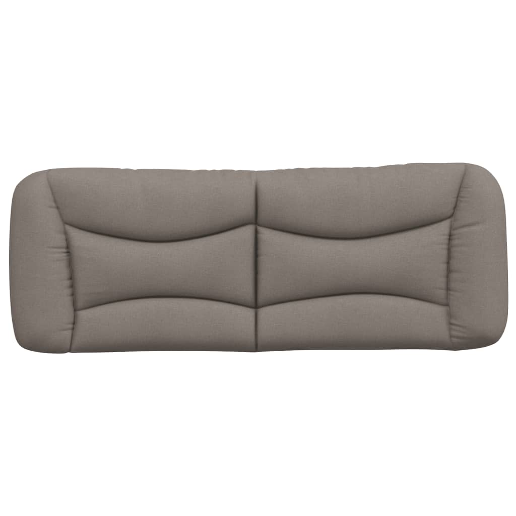 vidaXL Poduszka na wezgłowie, Hvar, kolor taupe, 140 cm, tkanina