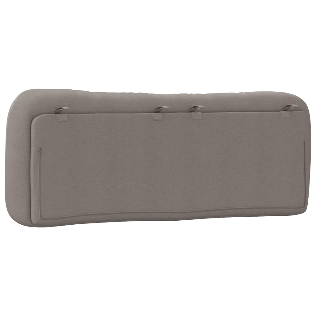 vidaXL Poduszka na wezgłowie, Hvar, kolor taupe, 140 cm, tkanina