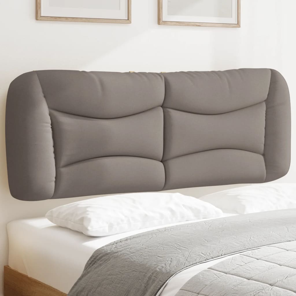 vidaXL Poduszka na wezgłowie, Hvar, kolor taupe, 140 cm, tkanina