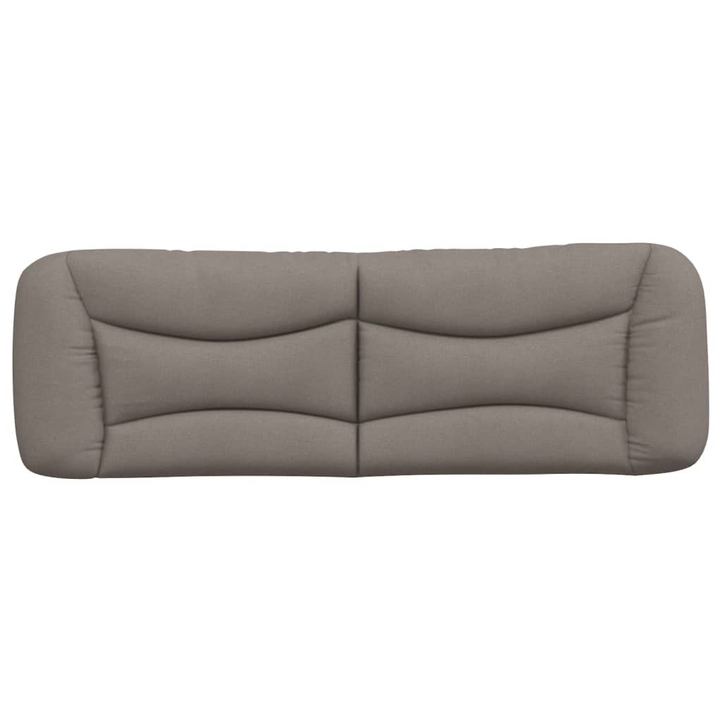 vidaXL Poduszka na wezgłowie, Hvar, kolor taupe, 160 cm, tkanina