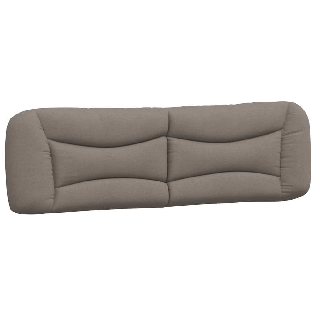 vidaXL Poduszka na wezgłowie, Hvar, kolor taupe, 180 cm, tkanina
