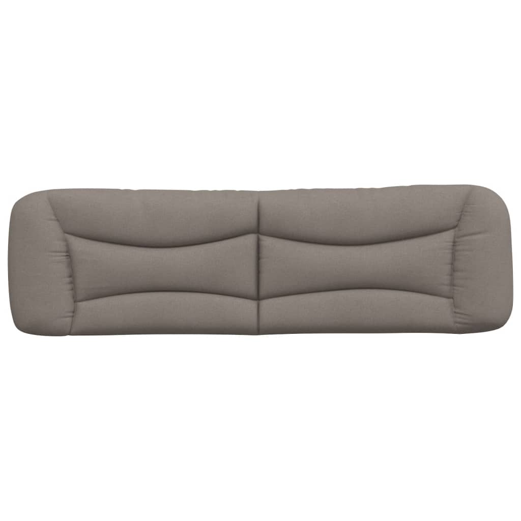 vidaXL Poduszka na wezgłowie, Hvar, kolor taupe, 180 cm, tkanina