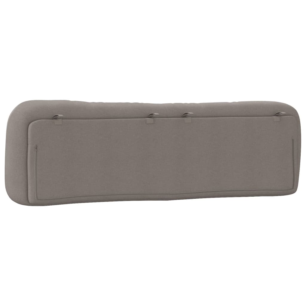vidaXL Poduszka na wezgłowie, Hvar, kolor taupe, 180 cm, tkanina