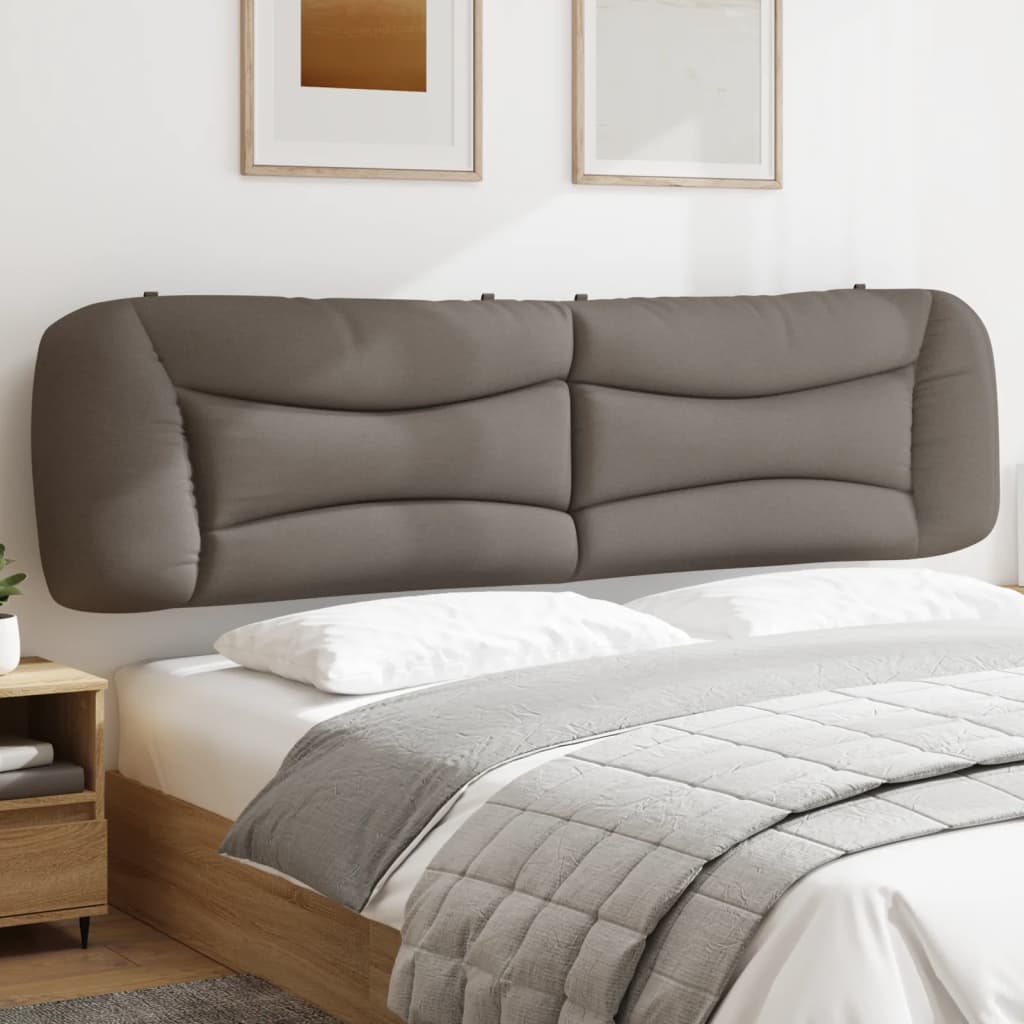 vidaXL Poduszka na wezgłowie, Hvar, kolor taupe, 200 cm, tkanina