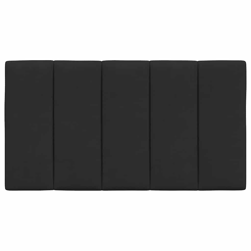 vidaXL Poduszka na wezgłowie, Hanko, czarna, 80 cm, aksamitna