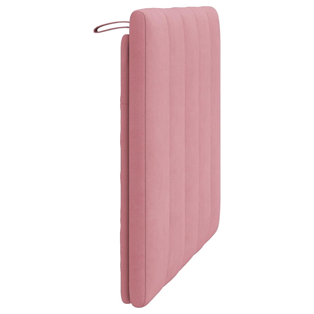 vidaXL Poduszka na wezgłowie, Hanko, różowa, 90 cm, aksamitna