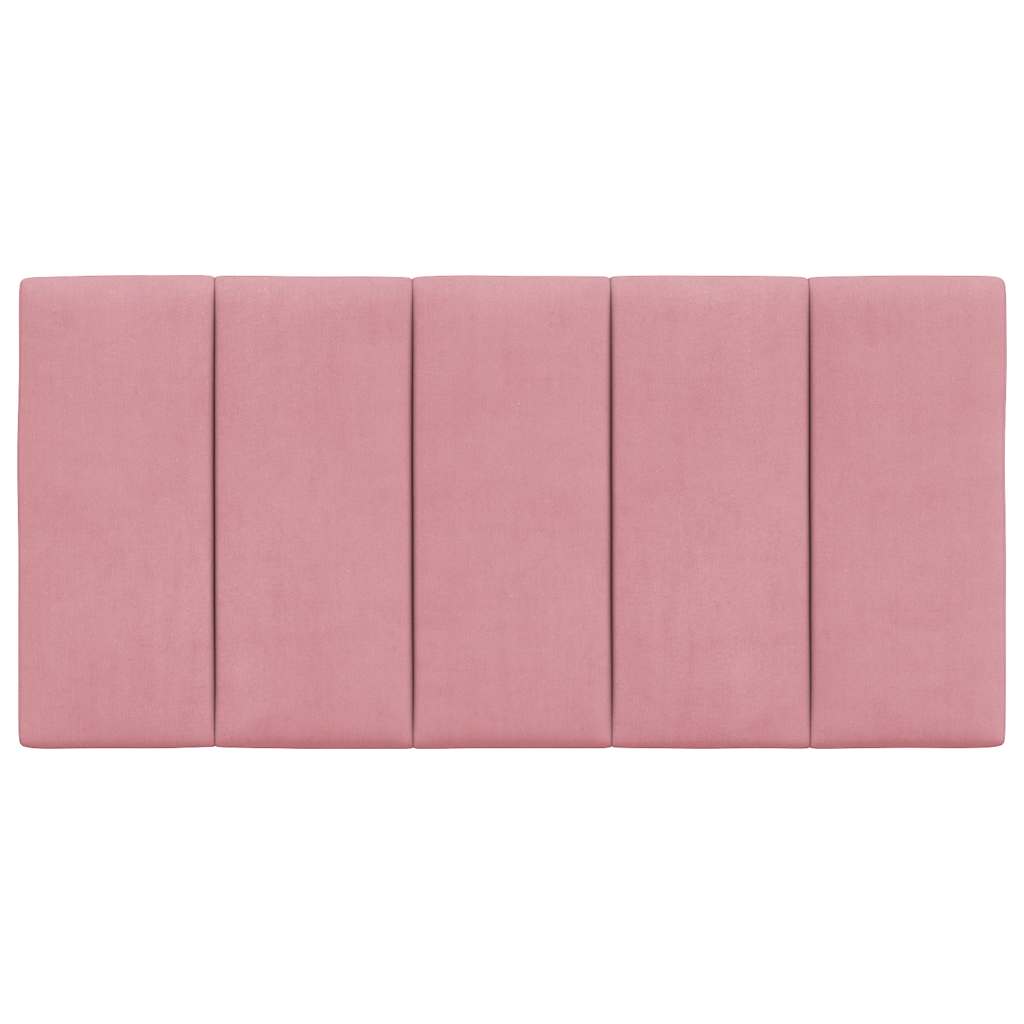 vidaXL Poduszka na wezgłowie, Hanko, różowa, 100 cm, aksamitna