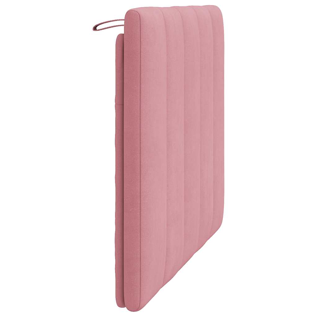 vidaXL Poduszka na wezgłowie, Hanko, różowa, 100 cm, aksamitna