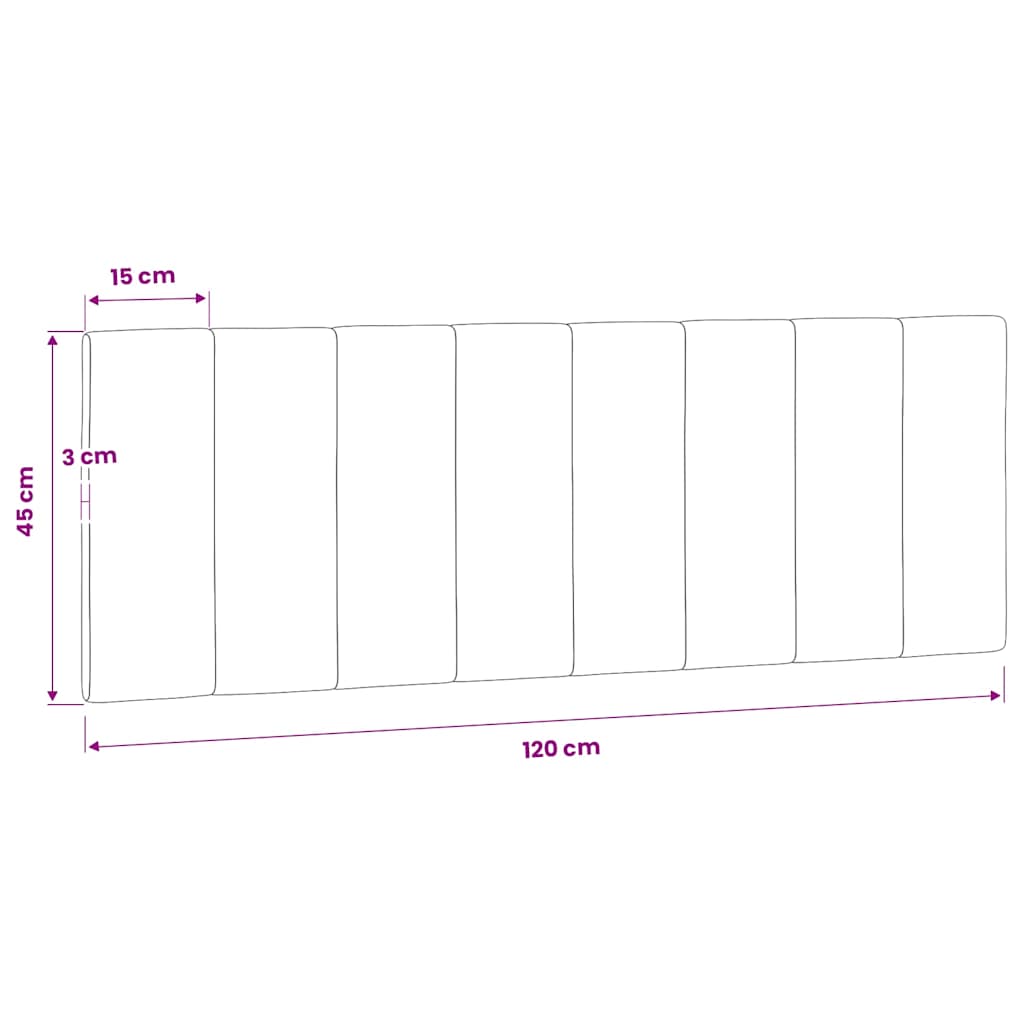 vidaXL Poduszka na wezgłowie, Hanko, ciemnozielona, 120 cm, aksamitna