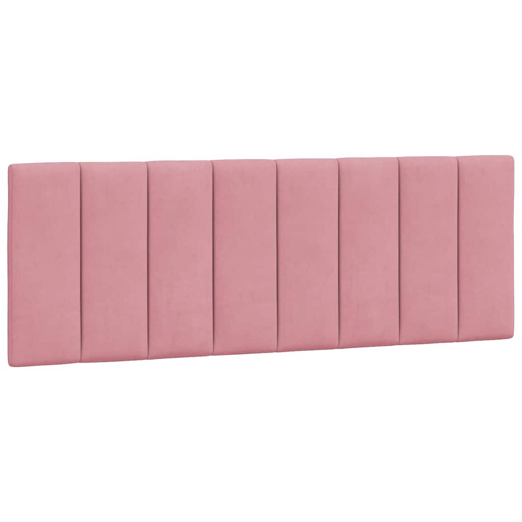 vidaXL Poduszka na wezgłowie, Hanko, różowa, 120 cm, aksamitna