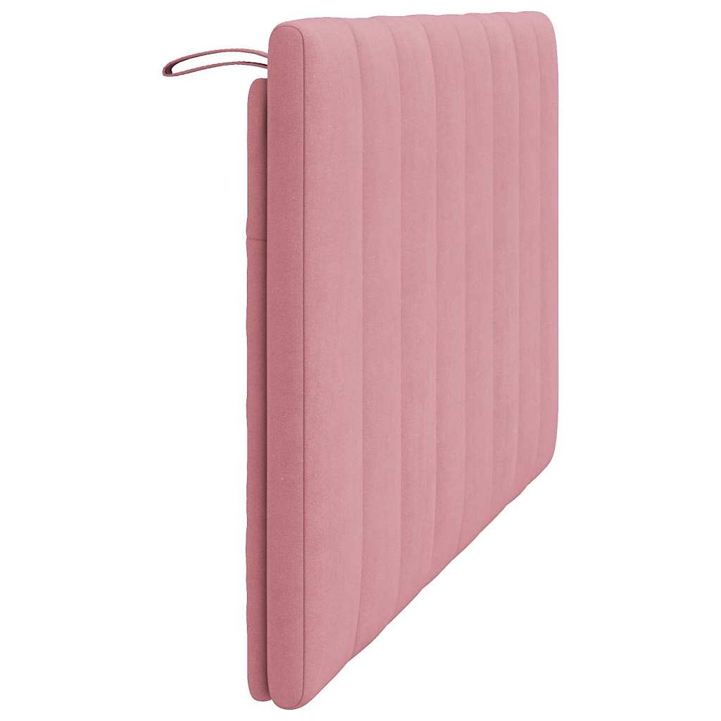 vidaXL Poduszka na wezgłowie, Hanko, różowa, 120 cm, aksamitna