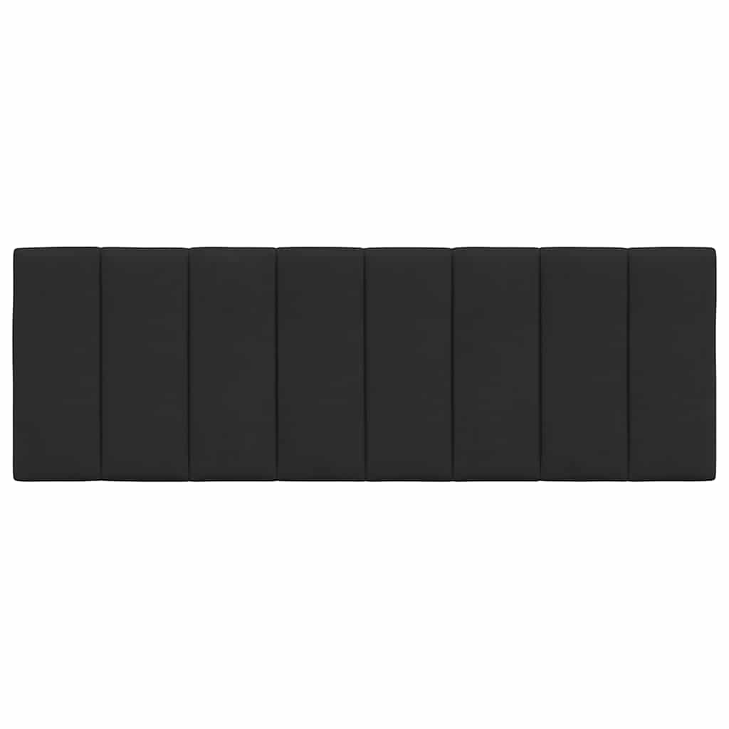 vidaXL Poduszka na wezgłowie, Hanko, czarna, 140 cm, aksamitna