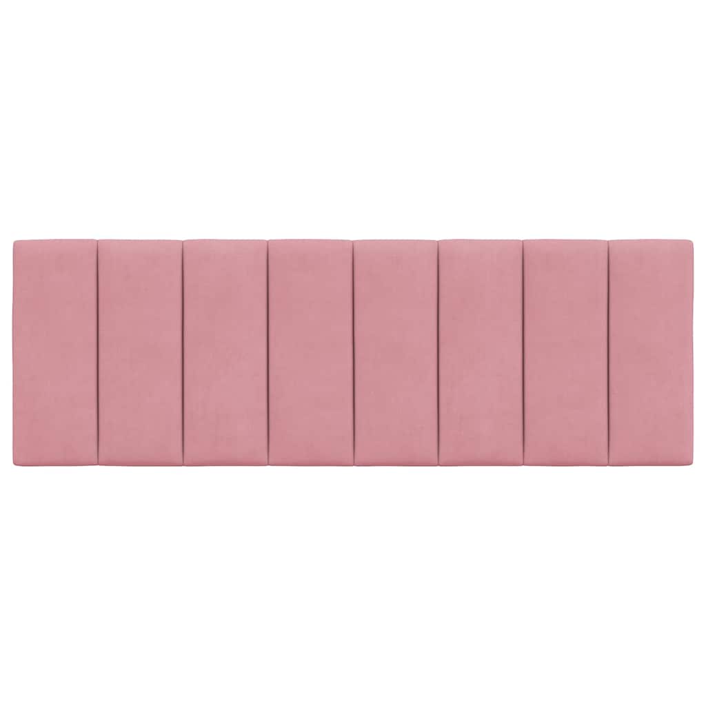 vidaXL Poduszka na wezgłowie, Hanko, różowa, 140 cm, aksamitna