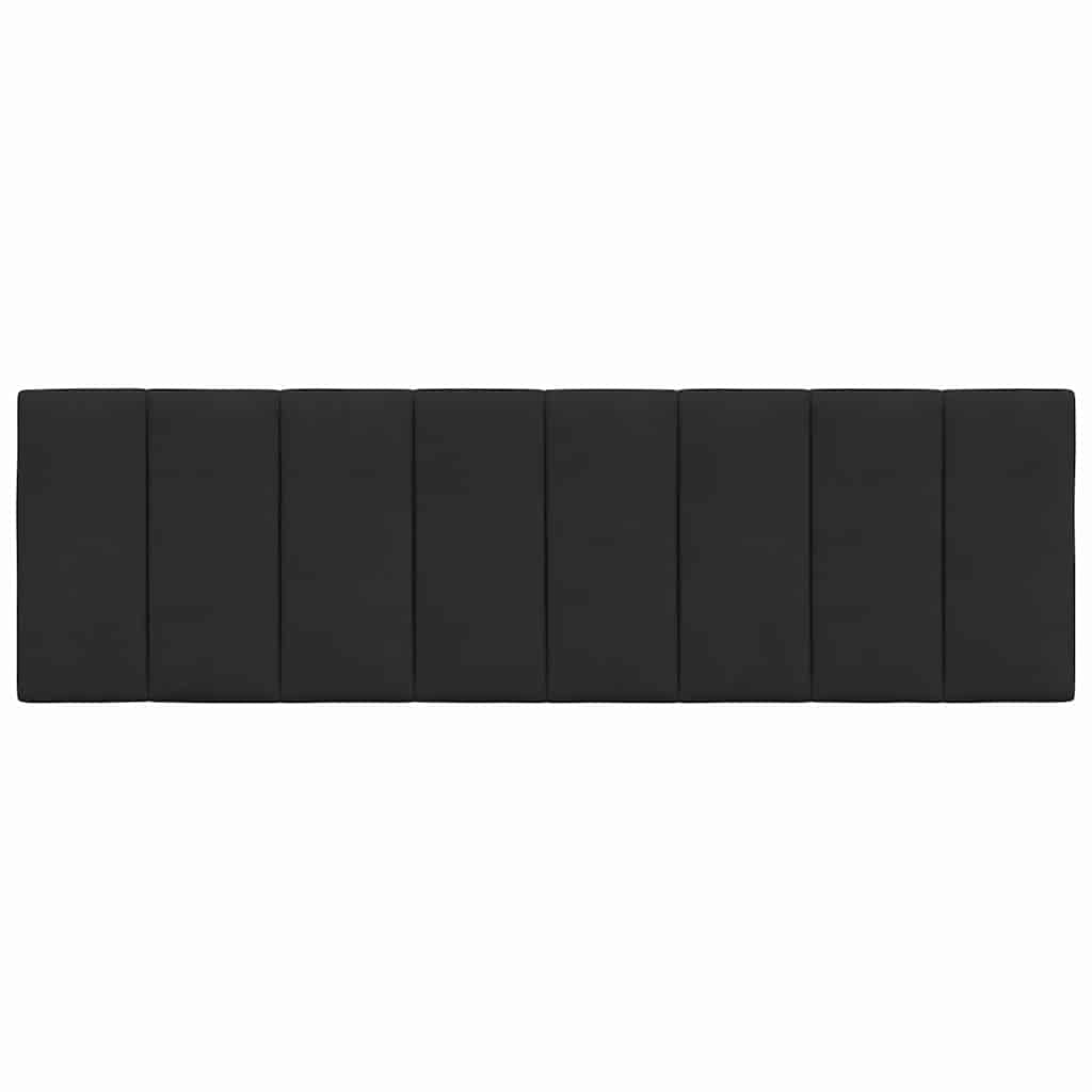 vidaXL Poduszka na wezgłowie, Hanko, czarna, 160 cm, aksamitna