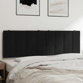 vidaXL Poduszka na wezgłowie, Hanko, czarna, 160 cm, aksamitna