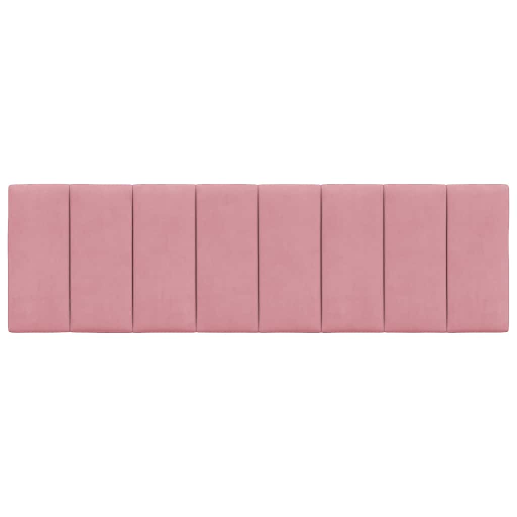 vidaXL Poduszka na wezgłowie, Hanko, różowa, 160 cm, aksamitna
