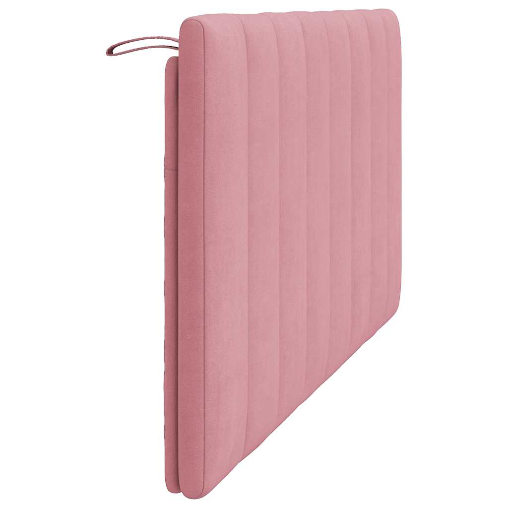 vidaXL Poduszka na wezgłowie, Hanko, różowa, 160 cm, aksamitna