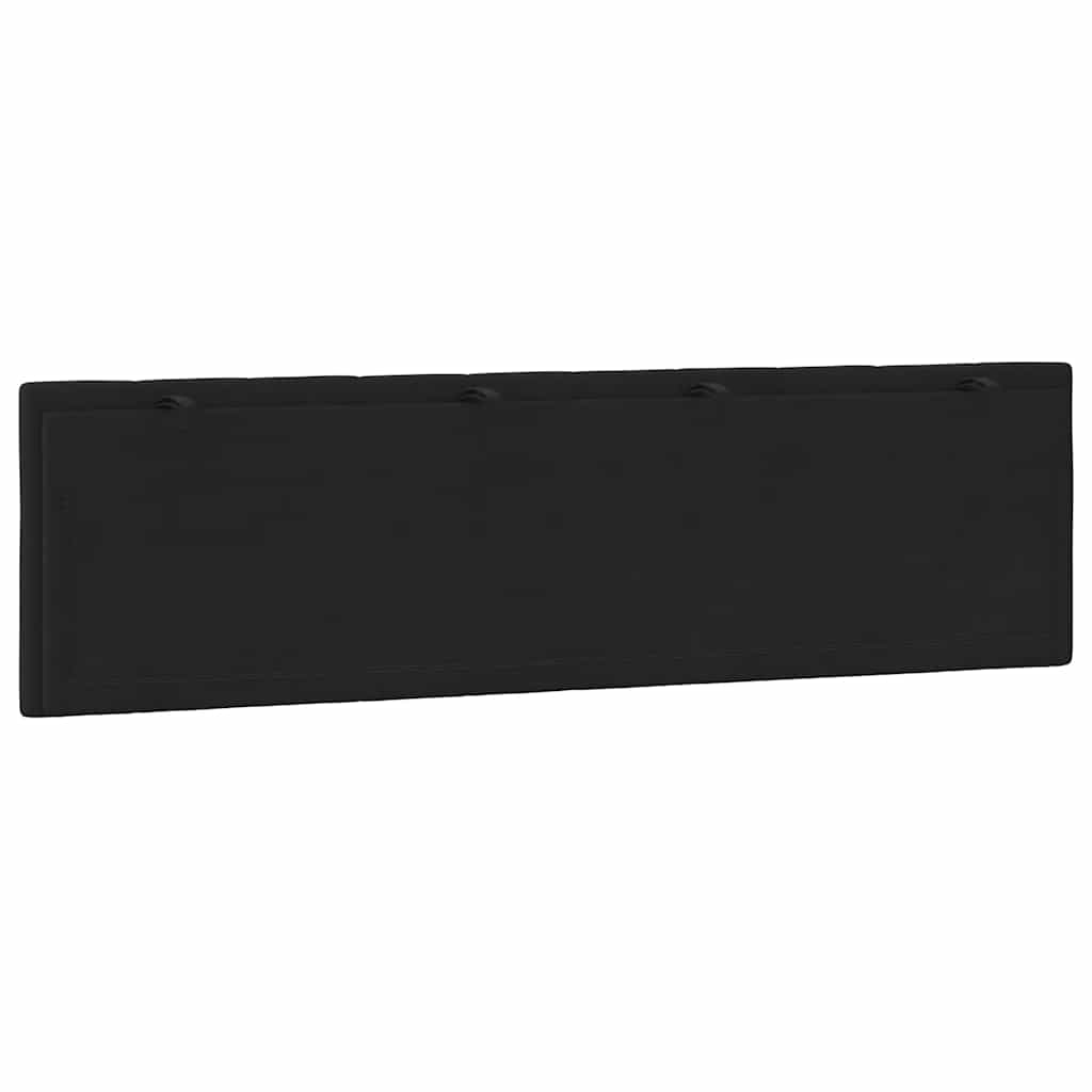 vidaXL Poduszka na wezgłowie, Hanko, czarna, 180 cm, aksamitna