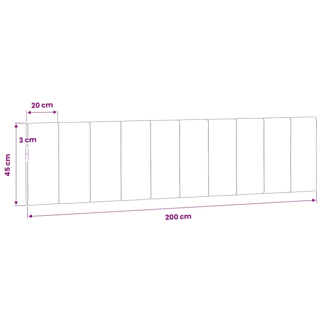 vidaXL Poduszka na wezgłowie, Hanko, ciemnozielona, 200 cm, aksamitna