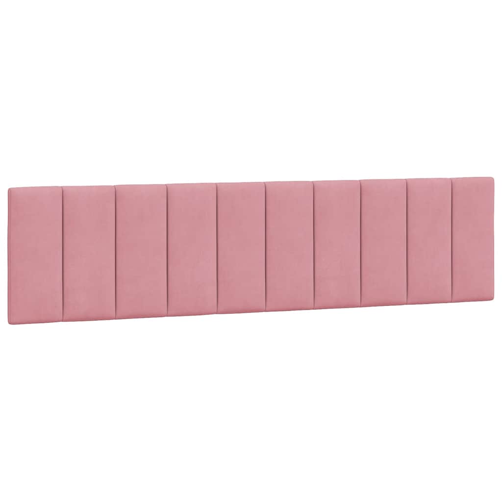 vidaXL Poduszka na wezgłowie, Hanko, różowa, 200 cm, aksamitna