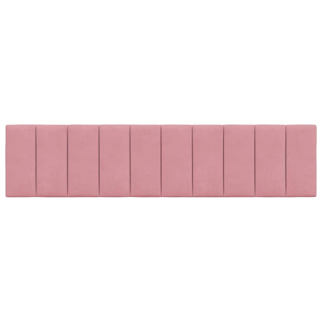vidaXL Poduszka na wezgłowie, Hanko, różowa, 200 cm, aksamitna