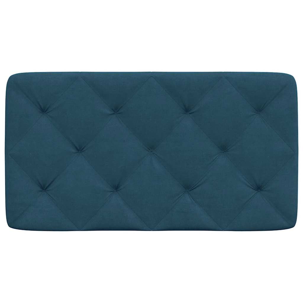vidaXL Poduszka na wezgłowie, niebieska, 80 cm, aksamitna