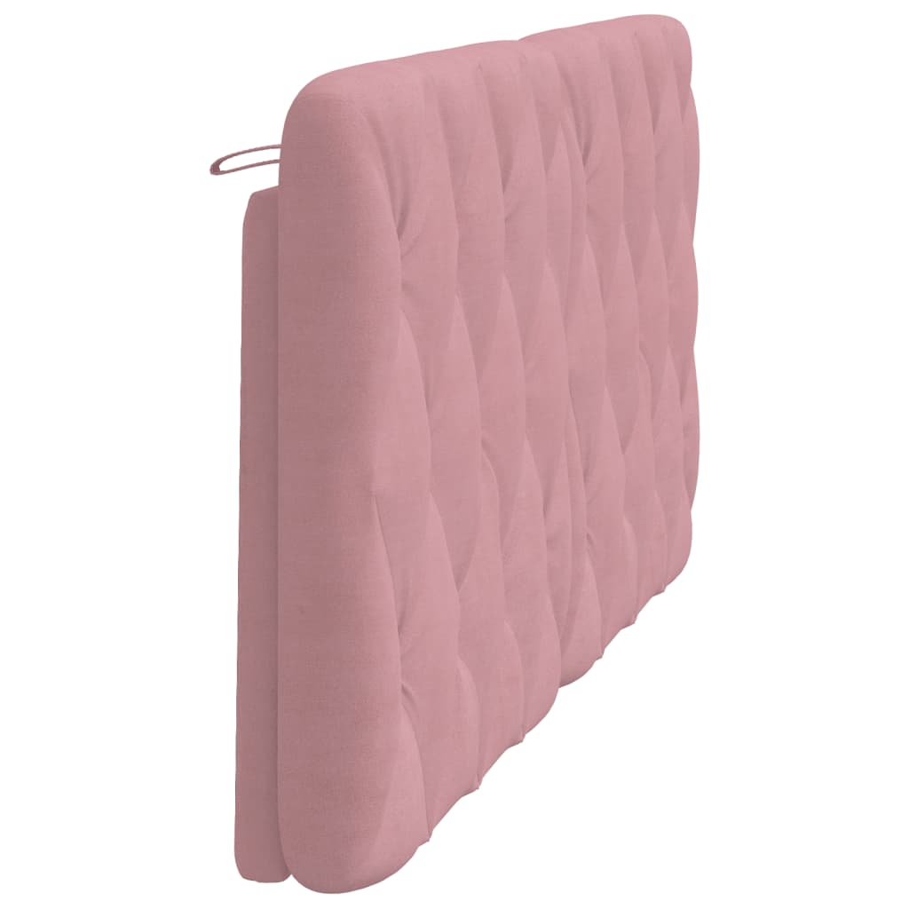 vidaXL Poduszka na wezgłowie, różowa, 160 cm, aksamitna