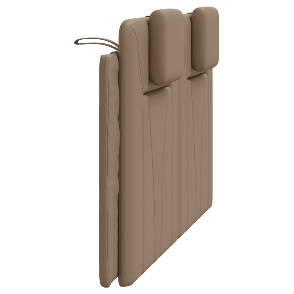 vidaXL Poduszka na wezgłowie, Viana, cappuccino, 140 cm, sztuczna skóra