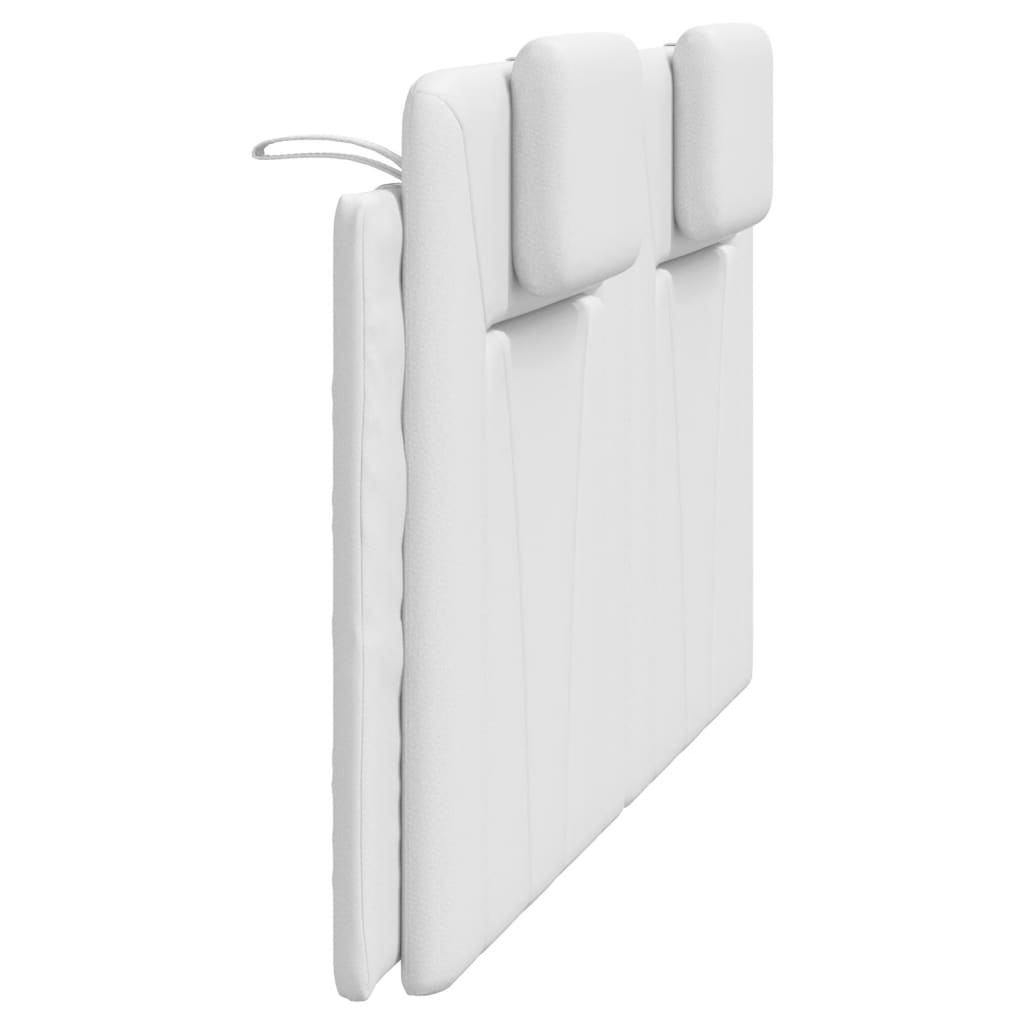 vidaXL Poduszka na wezgłowie, Viana, biała, 160 cm, sztuczna skóra