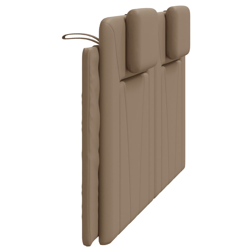 vidaXL Poduszka na wezgłowie, Viana, cappuccino, 160 cm, sztuczna skóra