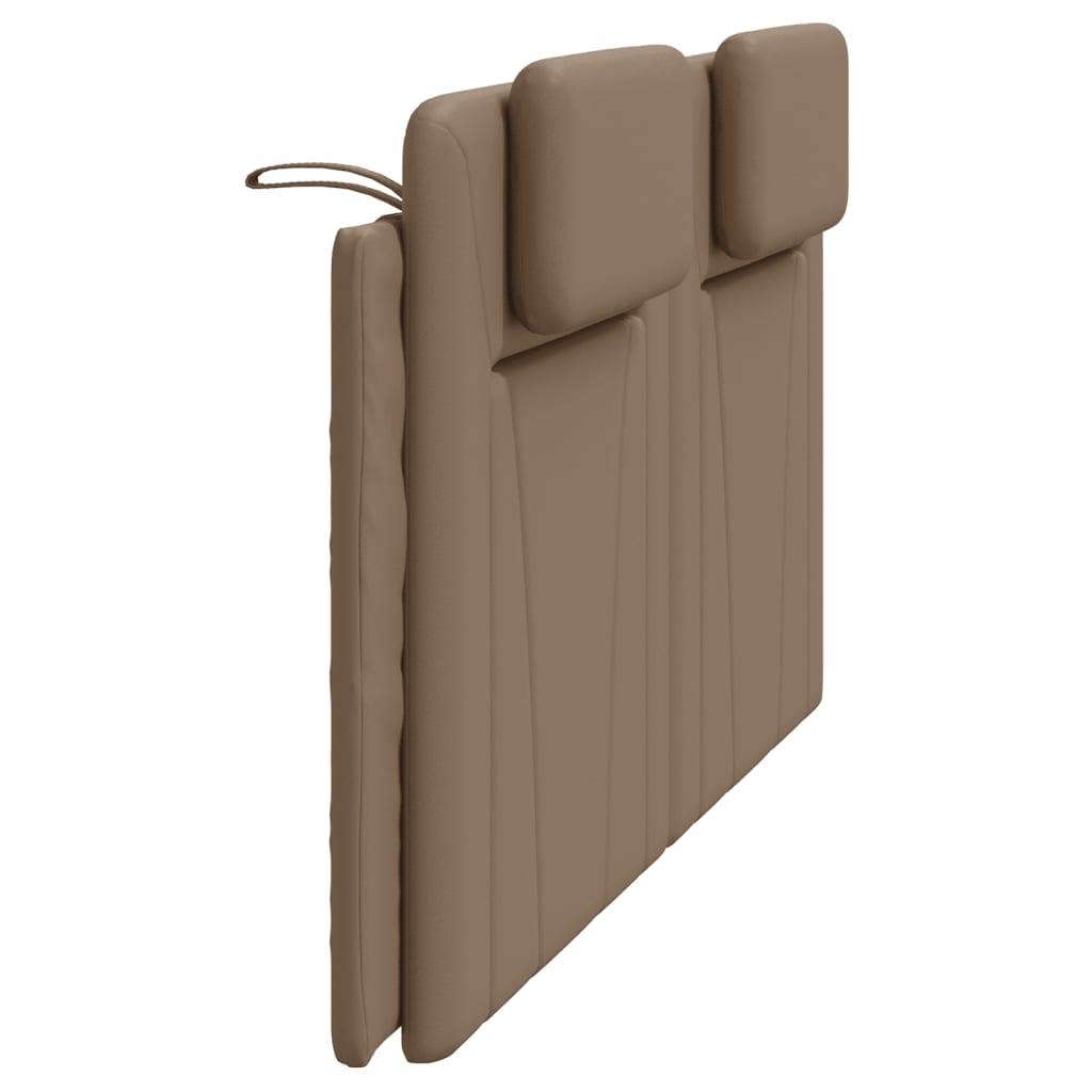 vidaXL Poduszka na wezgłowie, Viana, cappuccino, 180 cm, sztuczna skóra