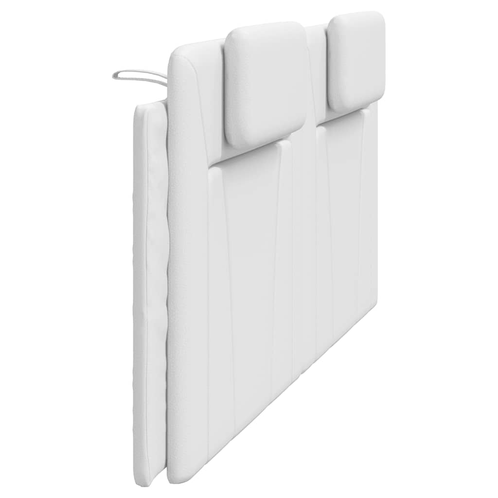 vidaXL Poduszka na wezgłowie, Viana, biała, 200 cm, sztuczna skóra