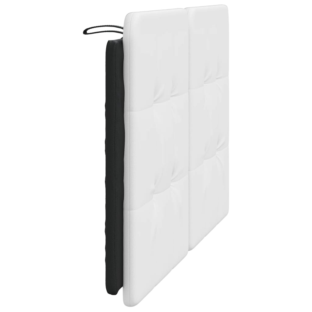 vidaXL Poduszka na wezgłowie, Zadar, biało-czarna, 120 cm, sztuczna skóra