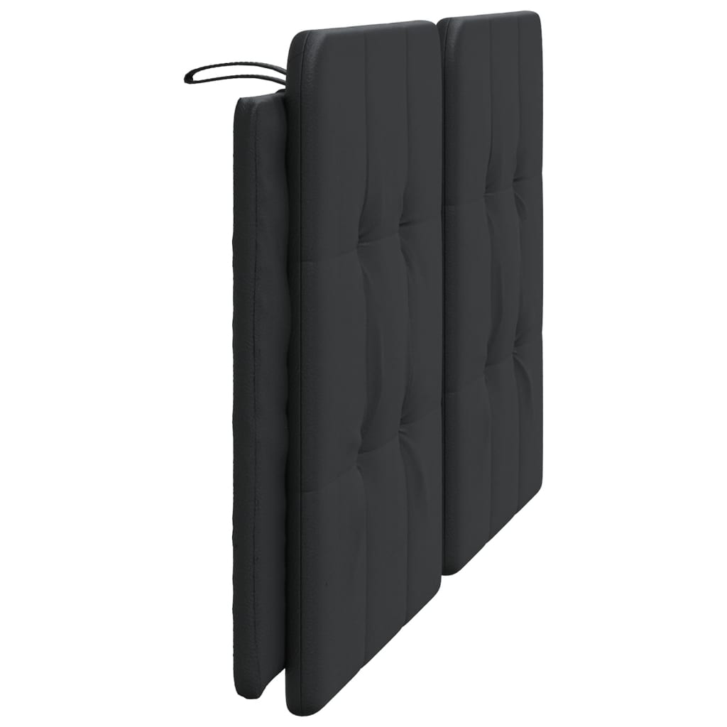 vidaXL Poduszka na wezgłowie, Zadar, czarna, 160 cm, sztuczna skóra