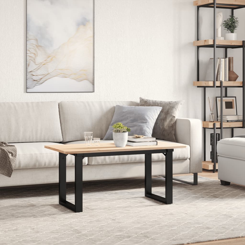 vidaXL Prostokątne nogi do stolika kawowego, 70x30x43 cm, stal