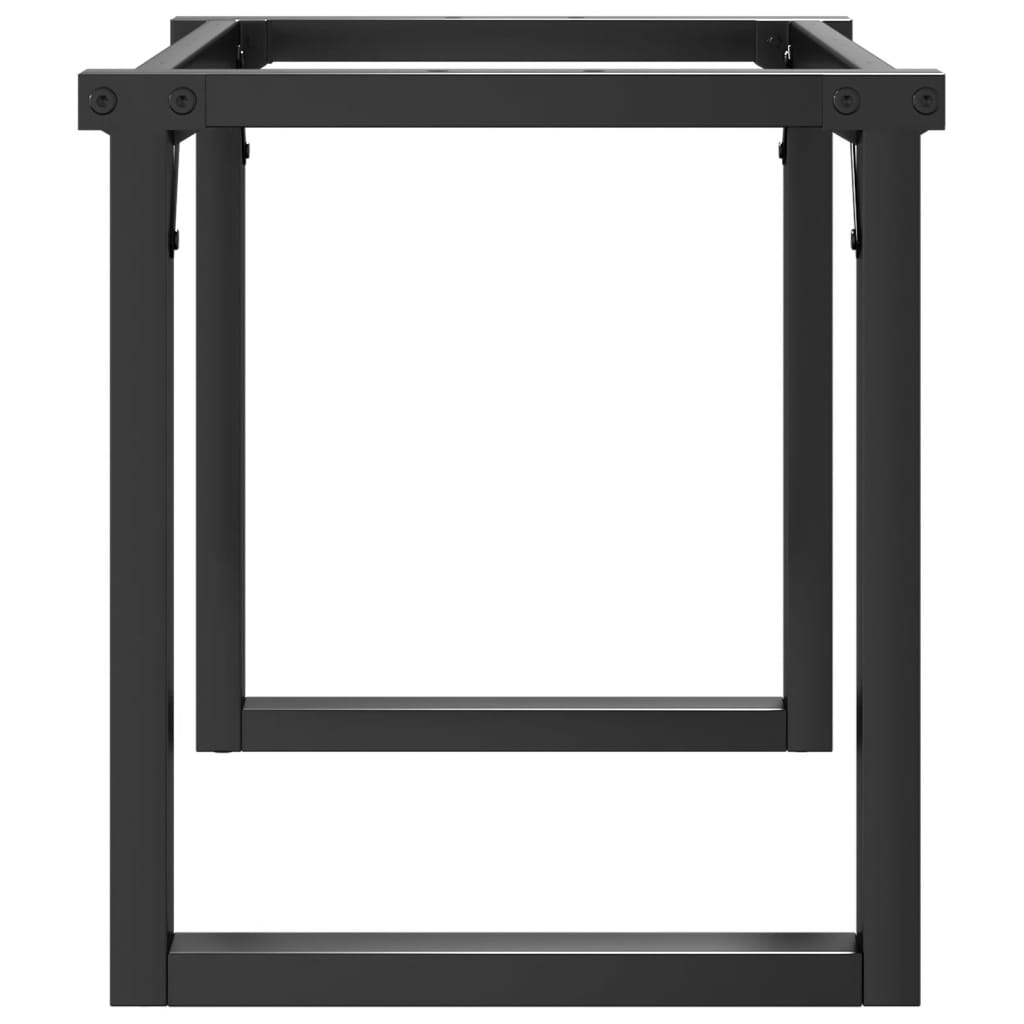 vidaXL Prostokątne nogi do stolika kawowego, 70x30x43 cm, stal