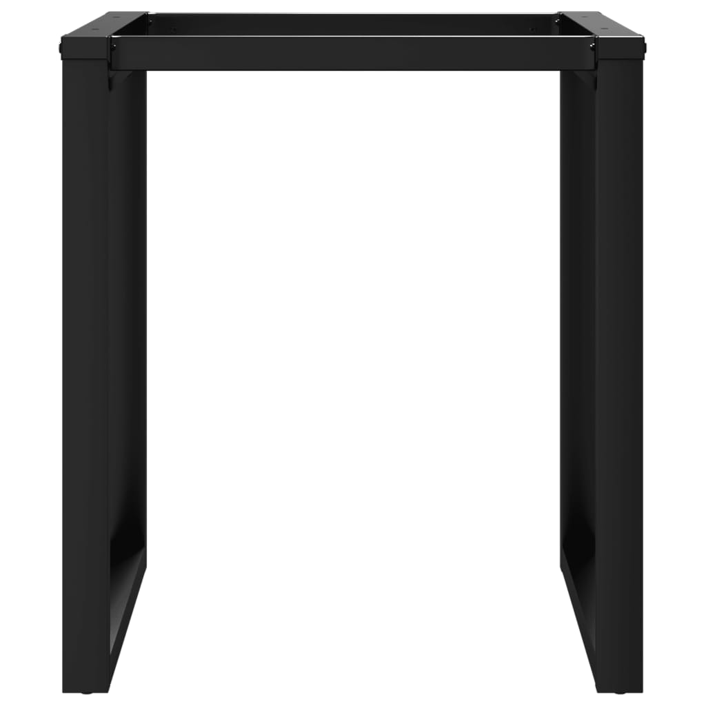 vidaXL Czworokątne nogi do stołu, 70x70x73 cm, stal