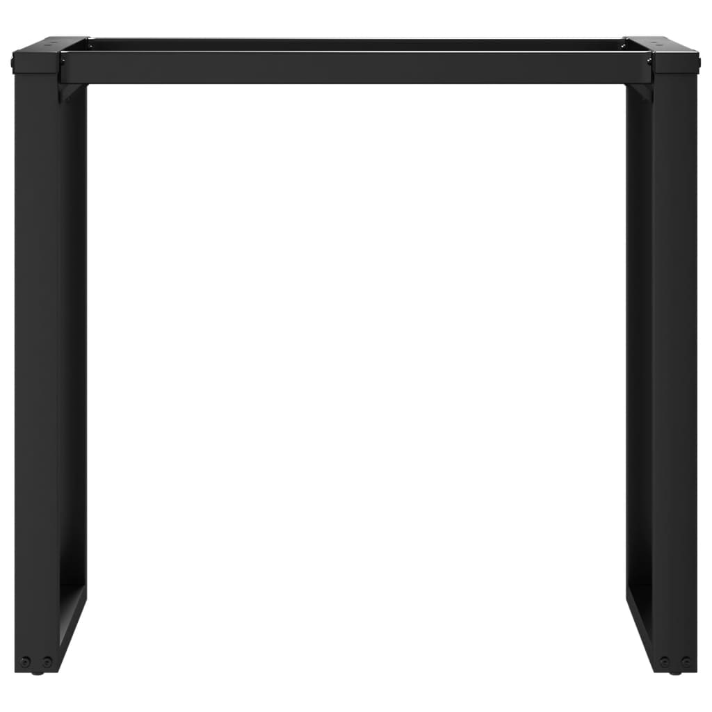 vidaXL Czworokątne nogi do stołu, 80x40x73 cm, stal