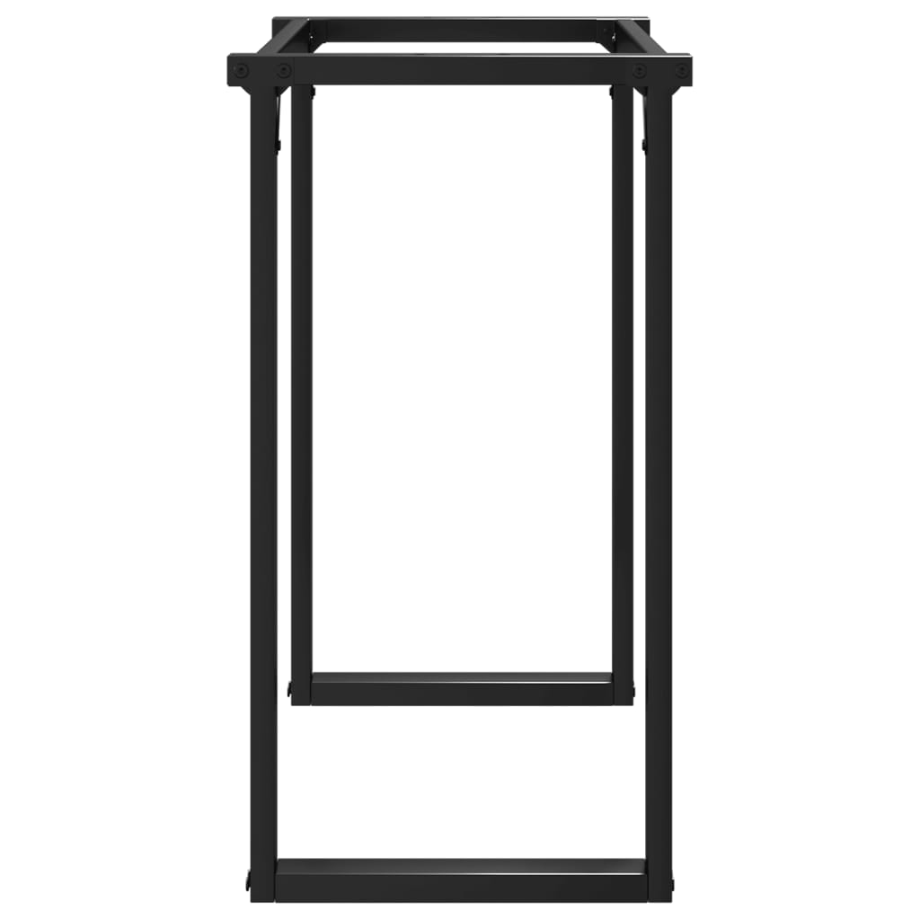 vidaXL Czworokątne nogi do stołu, 80x40x73 cm, stal