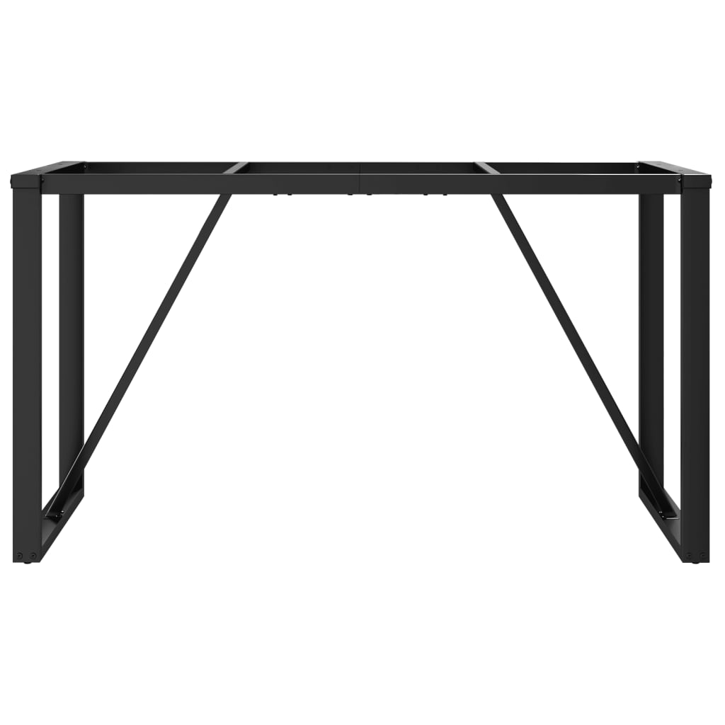 vidaXL Czworokątne nogi do stołu, 140x60x73 cm, stal