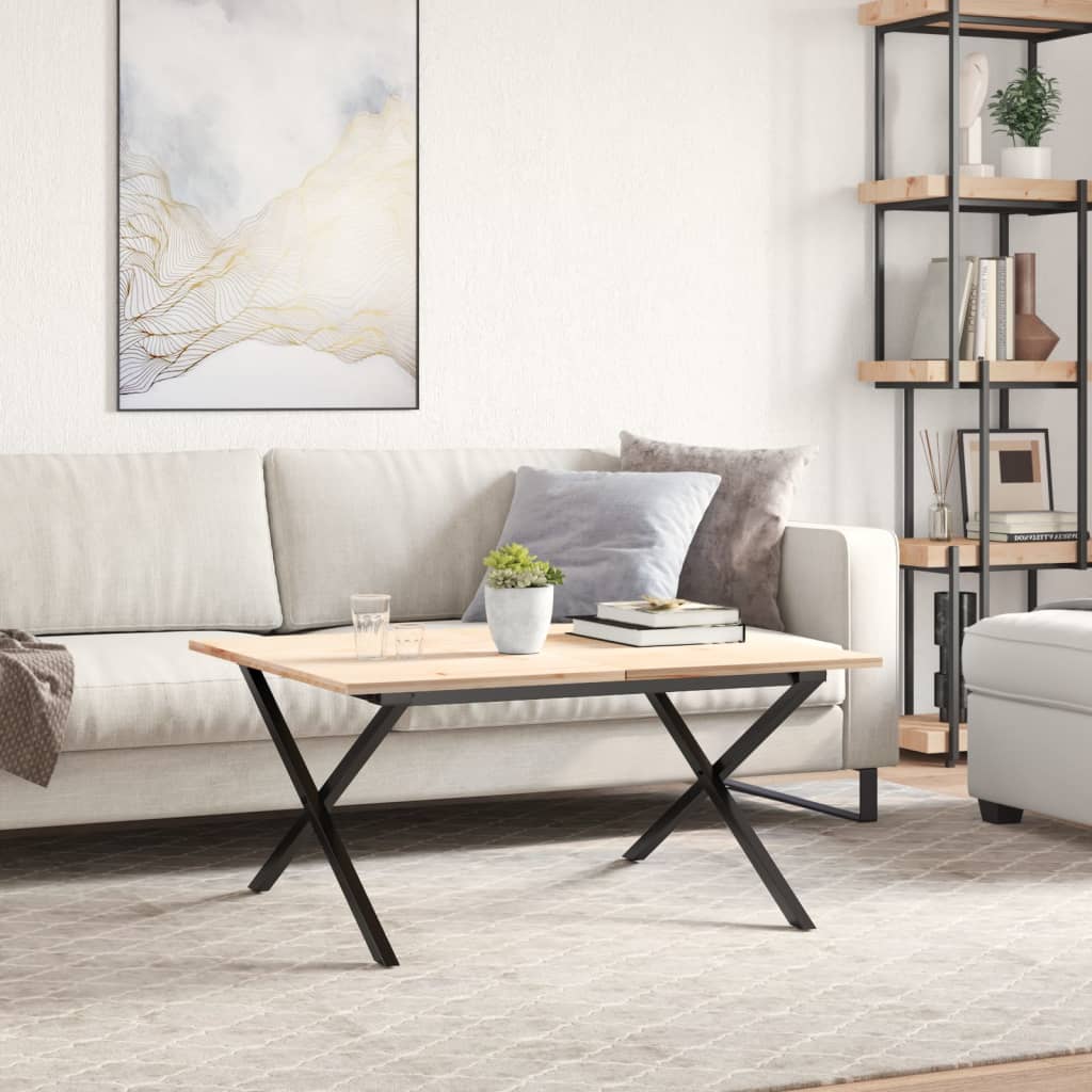 vidaXL Nogi do stolika kawowego, w kształcie litery X, 70x60x43 cm