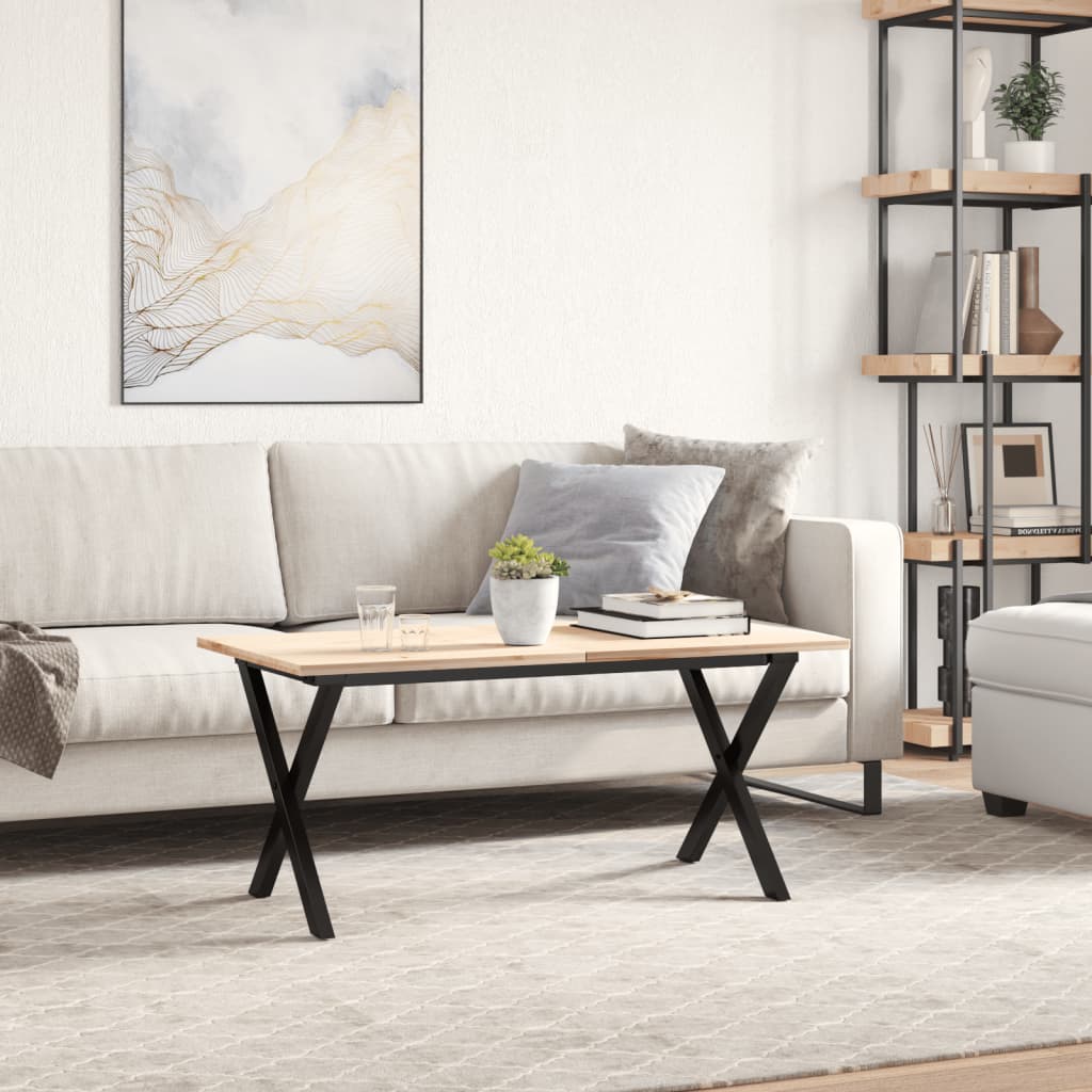 vidaXL Nogi do stolika kawowego, w kształcie litery X, 90x30x43 cm
