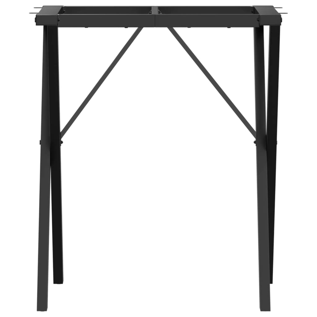 vidaXL Nogi do stołu, w kształcie litery X 60x40x73 cm, stal