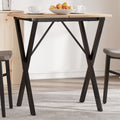 vidaXL Nogi do stołu, w kształcie litery X 60x40x73 cm, stal