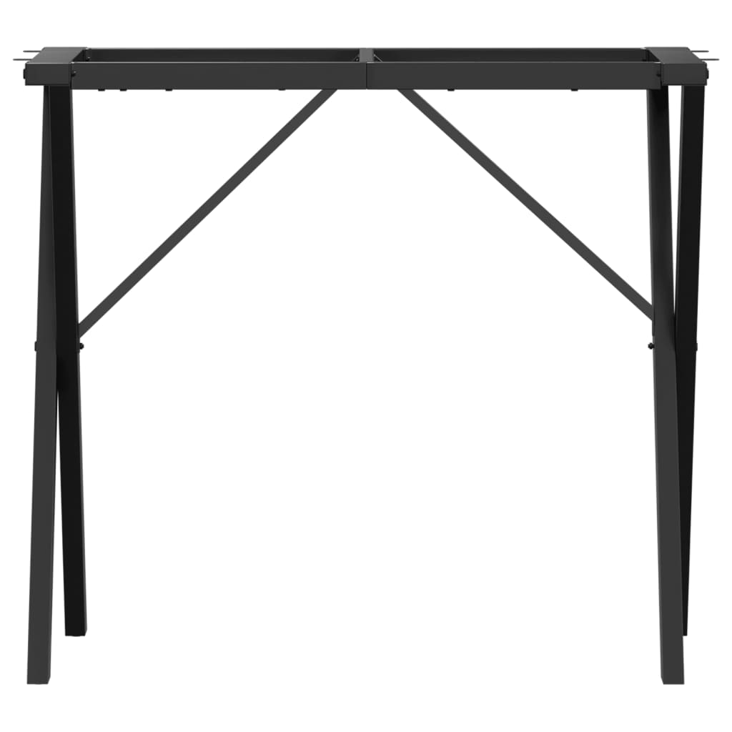 vidaXL Nogi do stołu, w kształcie litery X 80x40x73 cm, stal